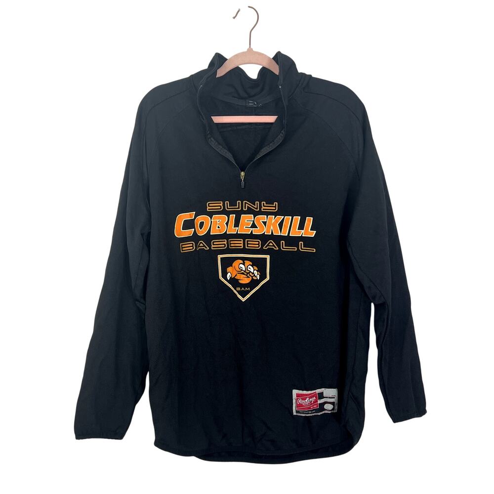 Rawlings College SUNY Cobleskill Baseball Long Sleeve Pullover Athletic Shirt M